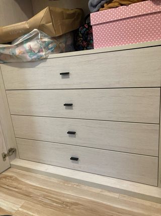 Armario 4 puertas  + armario zapatero 1 puerta