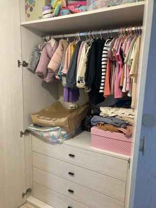 Armario 4 puertas  + armario zapatero 1 puerta