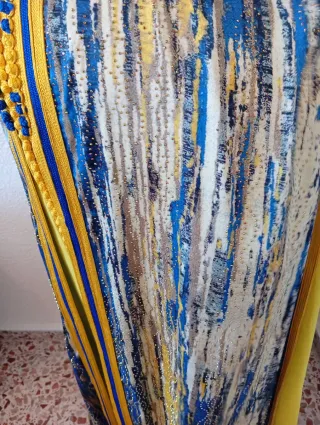 Takhita larga estampada