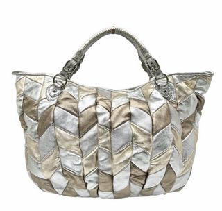 Borsa Miu Miu Harlequin in pelle metallizzata