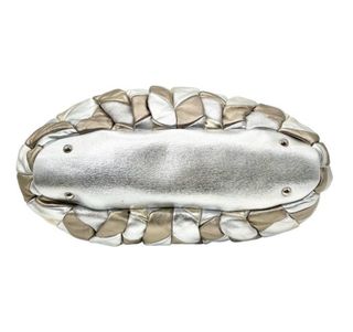 Borsa Miu Miu Harlequin in pelle metallizzata