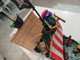 Barco Pirata Playmobil 3550 Verde Nero