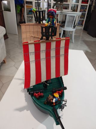Barco Pirata Playmobil 3550 Verde Nero