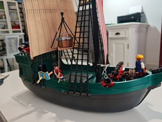 Barco Pirata Playmobil 3550 Verde Nero