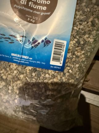 Grava para acuarios 5 kg