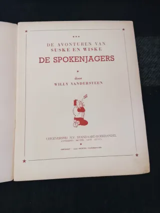 Cómics suske en wiske 1958