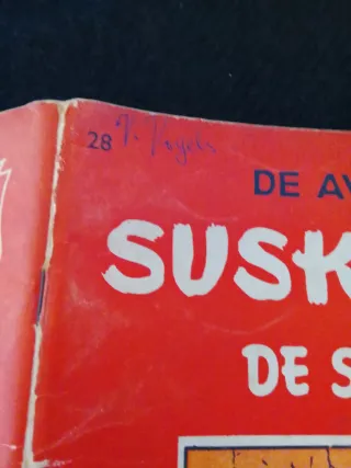 Cómics suske en wiske 1958