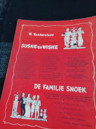 Cómics suske en wiske 1958