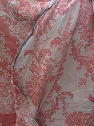 Funda de colchón antigua coral