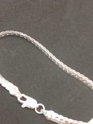 Pulsera Plata Diseño Serpiente