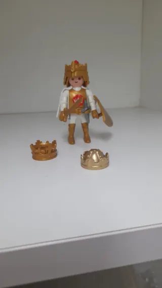Playmobil Re Medievale con Corone e Scudo