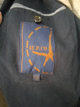 Giacca uomo cotone at.p.co taglia 50 estiva