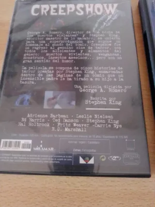 DVDs The Cure Greatest Hits y Creepshow