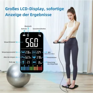 Báscula Bioimpedancia Lepulse 8 Electrodos