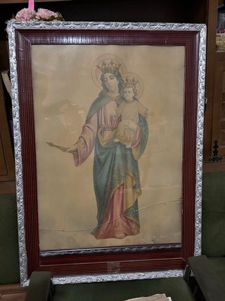 Antiguo cuadro María Auxiliadora