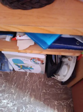 Escritorio madera con cajones. 110×53cmsnoenvio.