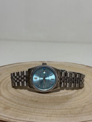 Reloj Seiko Mod Azul y Plateado