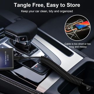 Cavo a spirale USB C, cavo di ricarica rapida, cavo auto Android tipo C per Samsung Galaxy Z Flip 5 Z Flip 4 A15 A14 A13 A12 A55 A54 5g A34 A53 S24 S23 S22 S21 S20, Xiaomi LPNWE324370061 - CEN/030