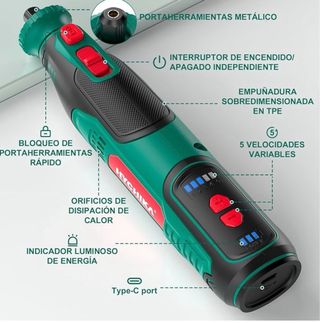 SET MINI AMOLADORA HYCHIKA TX111