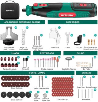 SET MINI AMOLADORA HYCHIKA TX111