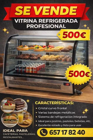 Vitrina Refrigerada Profesional 500€