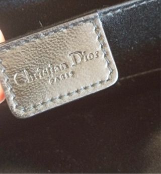 Borsa Dior Gaucho Nero con Manico Superiore