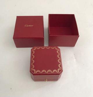 Scatola Portagioie per Anello Cartier Originale
