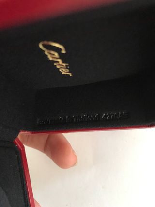 Scatola Portagioie per Anello Cartier Originale