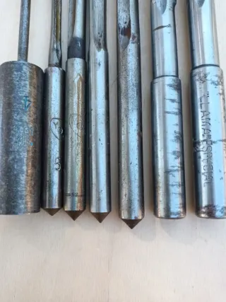 Brocas de escoplear-taladrar de carpintero.
