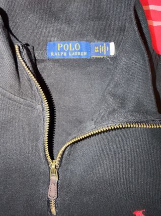 Maglione Ralph Lauren Quarter Zip Nero