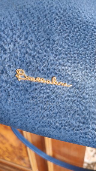 Bolso Braccialini Ninfea B10412 piel azul