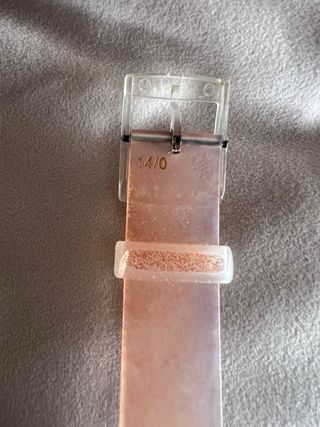 Reloj Swatch Original Transparente con Fecha