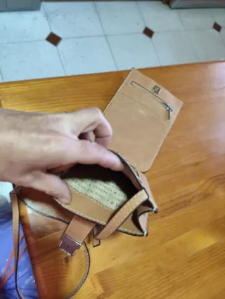 Bolso Piel Purificación García Beige