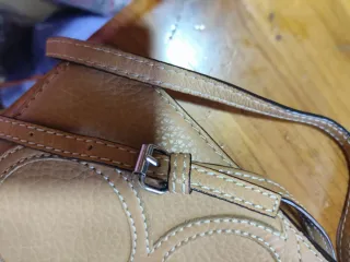 Bolso Piel Purificación García Beige