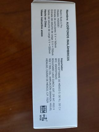 Xiaomi Redmi Buds 6 Pro Auriculares Inalámbricos