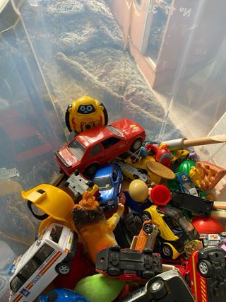 Scatola di Giocattoli Vintage Assortiti