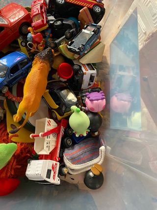 Scatola di Giocattoli Vintage Assortiti