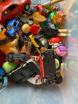 Scatola di Giocattoli Vintage Assortiti