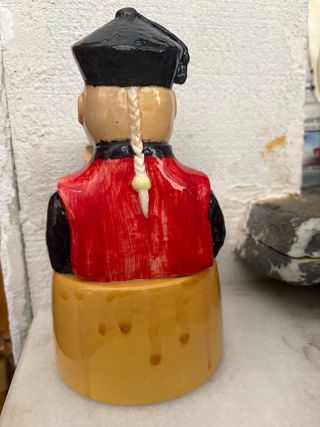 Figura Flan Chino El Mandarin Cerámica