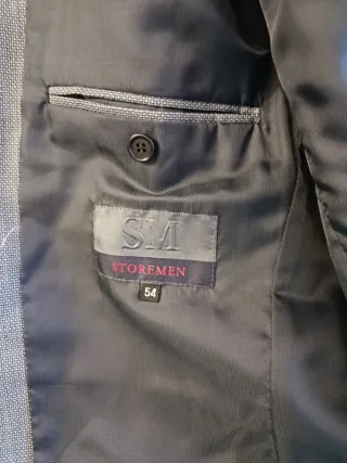 Traje de hombre 3 piezas: Chaqueta gris y pantalón