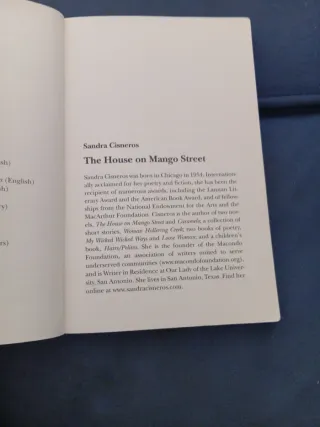 The House on Mango Street