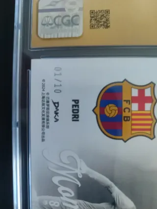 Pedri DAKA Gold 1/10 CGC 10 Pristine
