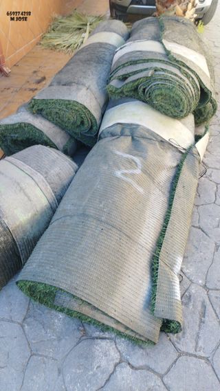 Césped artificial reciclado