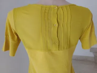 Maglietta donna leggera gialla