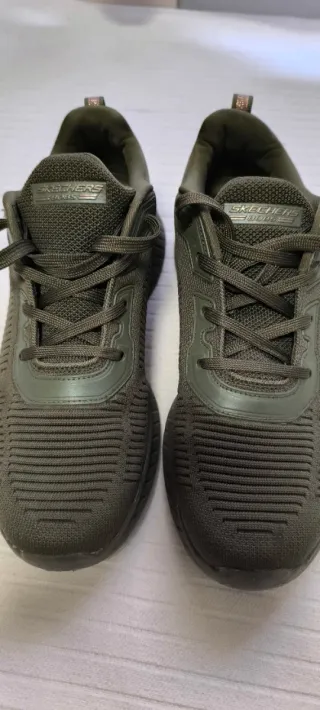 Zapatillas Skechers Mujer Verde Oliva