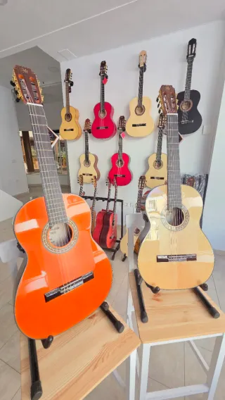Guitarra Flamenca Naranja TOMASA