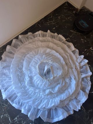 Cancán blanco de tul