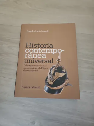 Historia contemporánea universal: Del surgimien...