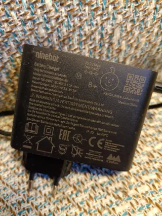 Cargador patinete Segway Ninebot NBW25D201D5N-EU