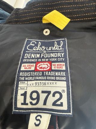 Cazadora Vaquera Ecko Azul Talla Mediana